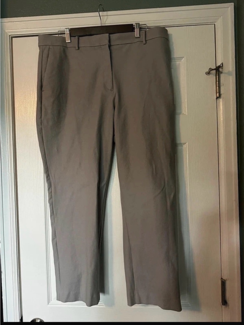 Ann Taylor Sz 16 Eva Dress Pants in Light Gray